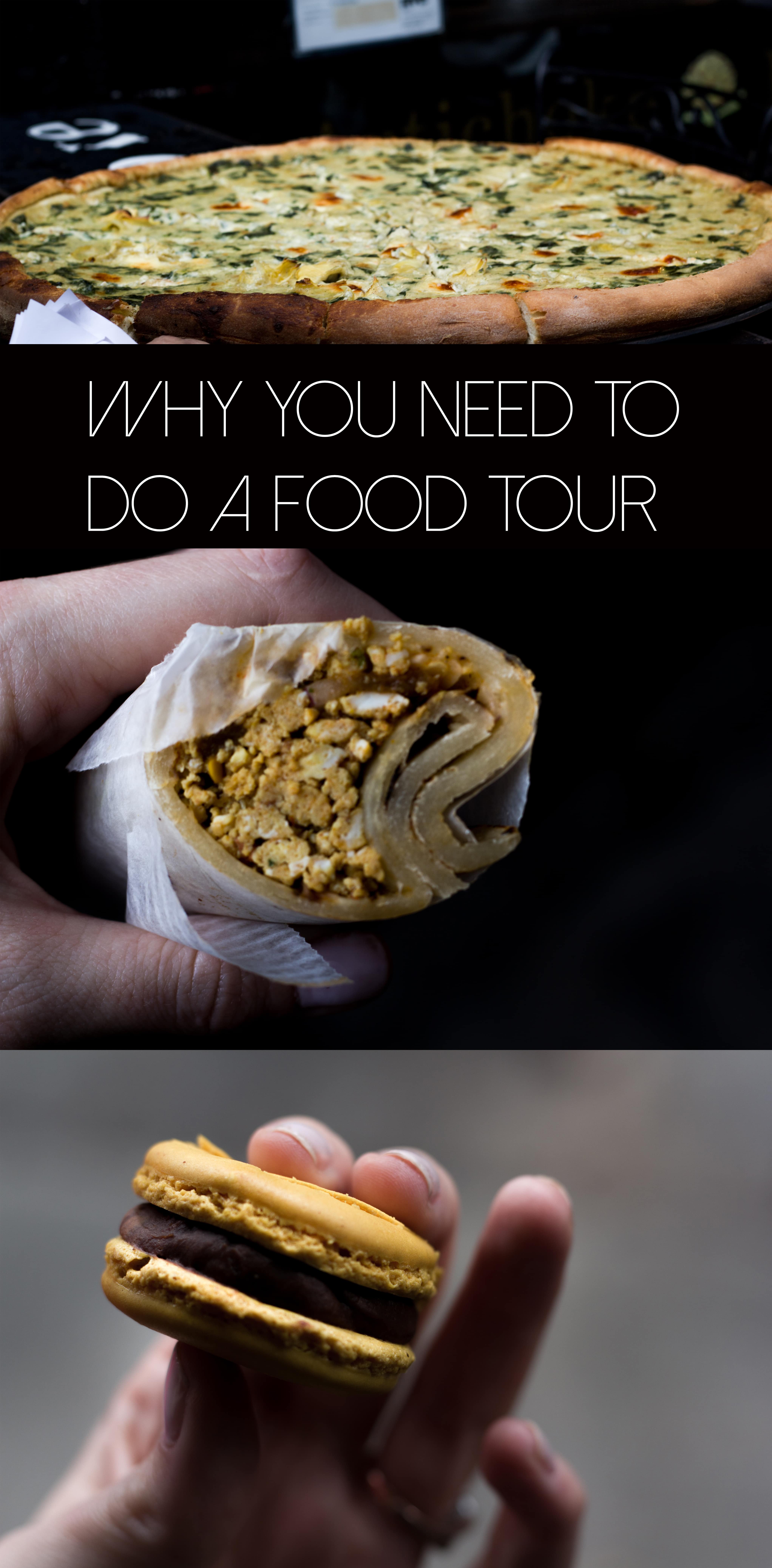 One of the best ways to see a new and even familiar place, is through the food! You need to do a food tour on your next vacation. Here's why.