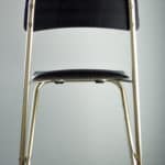 Gold and black Ikea barstool hack