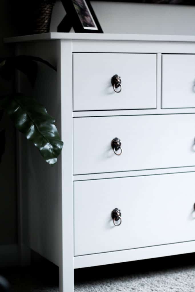 Easy IKEA Hemnes dresser update
