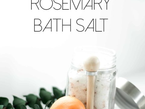 Bath salt recipe to make your bath time even more perfect! All great ingredients for your mental health and self care.