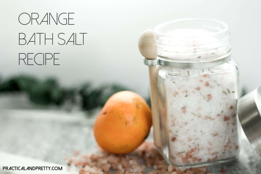 Simple bath salt recipe to make your bath even better.