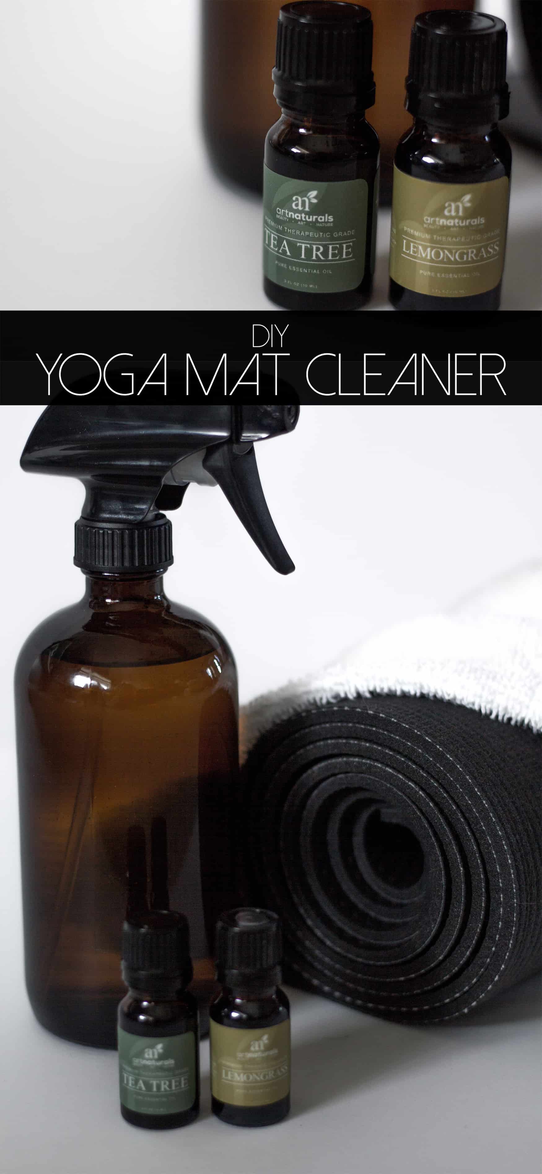 It's so important to keep your yoga mat clean. Turns out it's super easy too with this yoga mat cleaner!