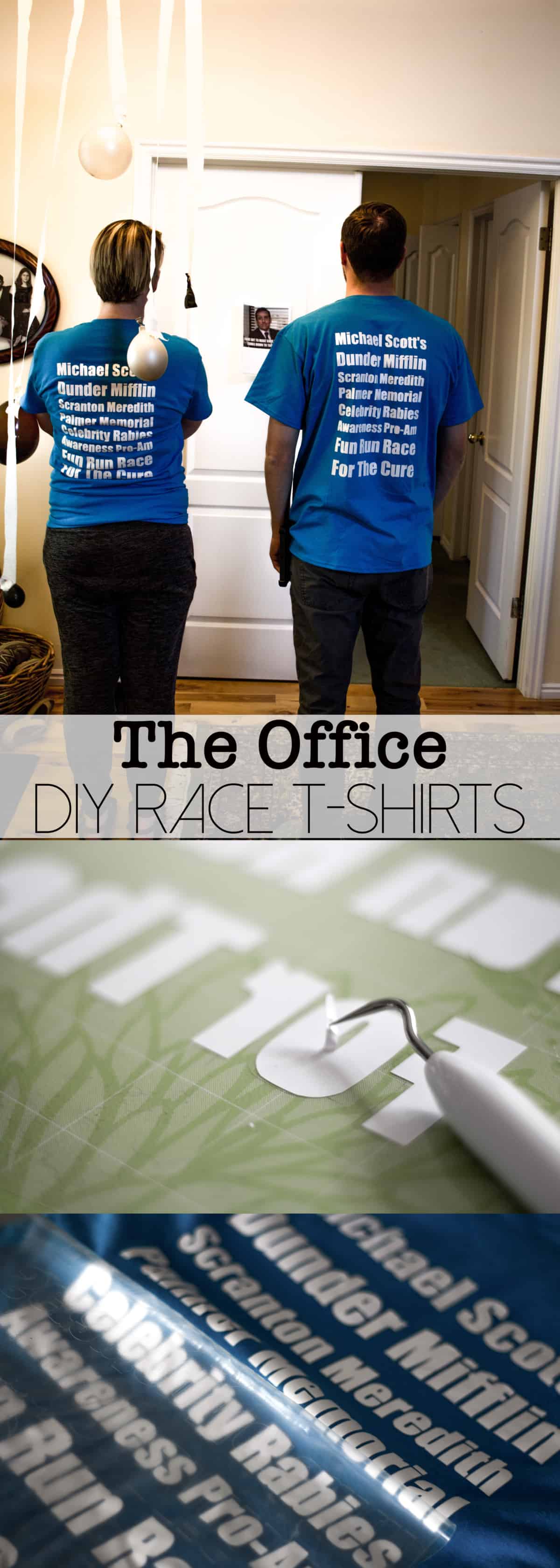 Every Office fan needs a Dunder Mifflin Fun Run T-Shirt! This tutorial will show you how simple it is to make your very own!