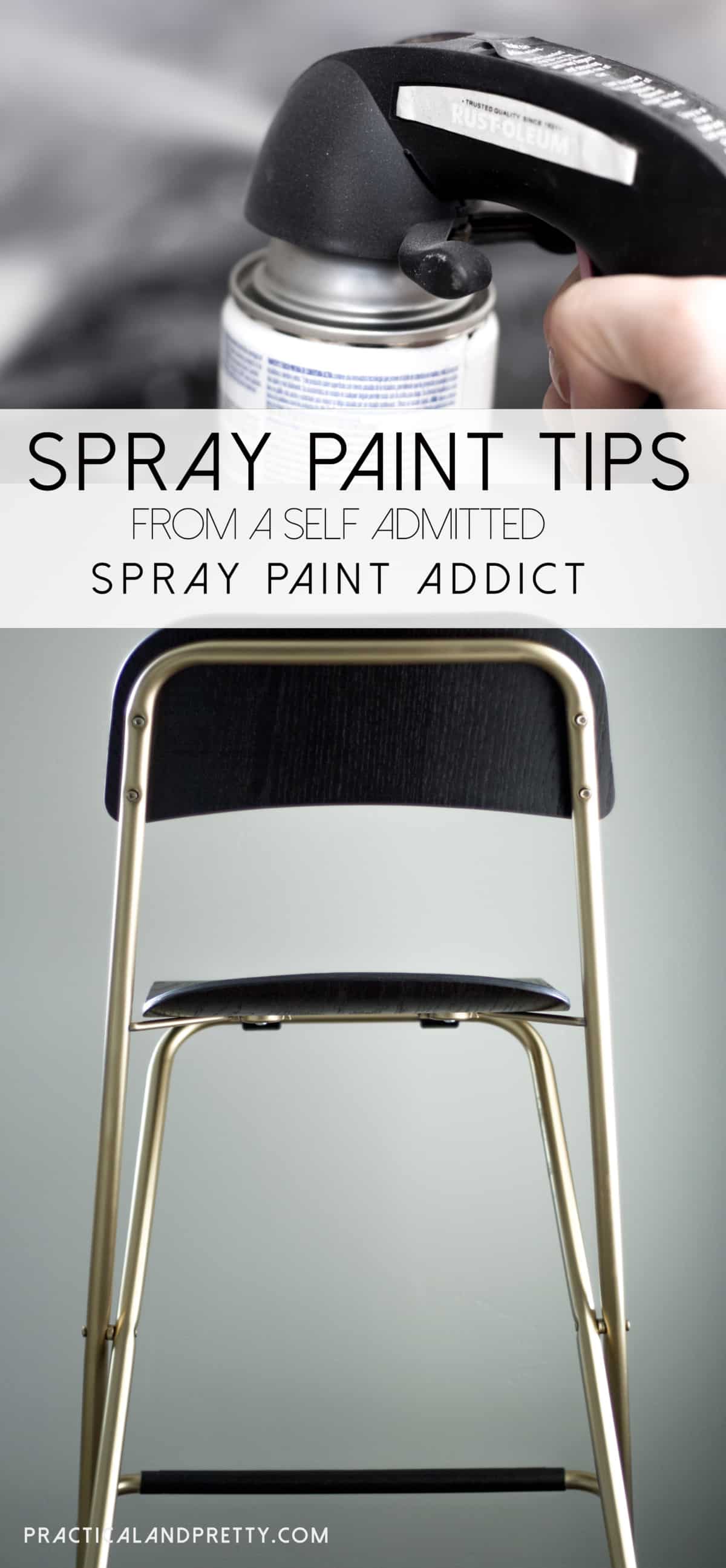 These spray paint tips will get you DIYing like the pros. Spray painting is my favorite way to make old things new again!