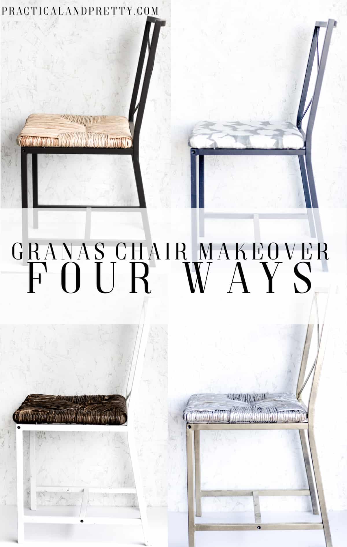 The GRANÅS chair is so customizable. To prove it I made it over 3 different ways. Even the original is cool so I wanted to throw that one in too!