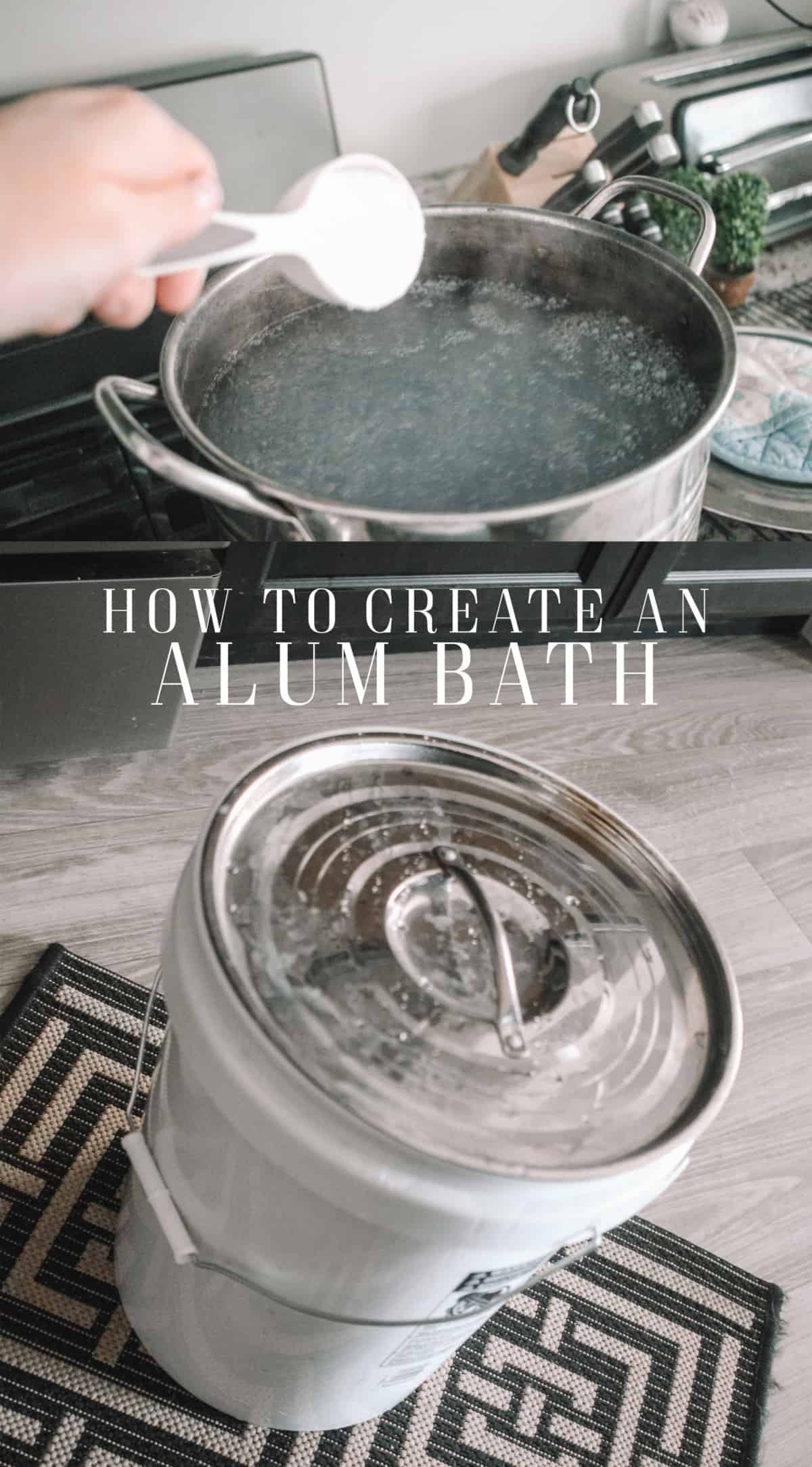 Alum baths are a must for almost all natural dye. I break down how I create my alum baths for you here so you can start dyeing too.