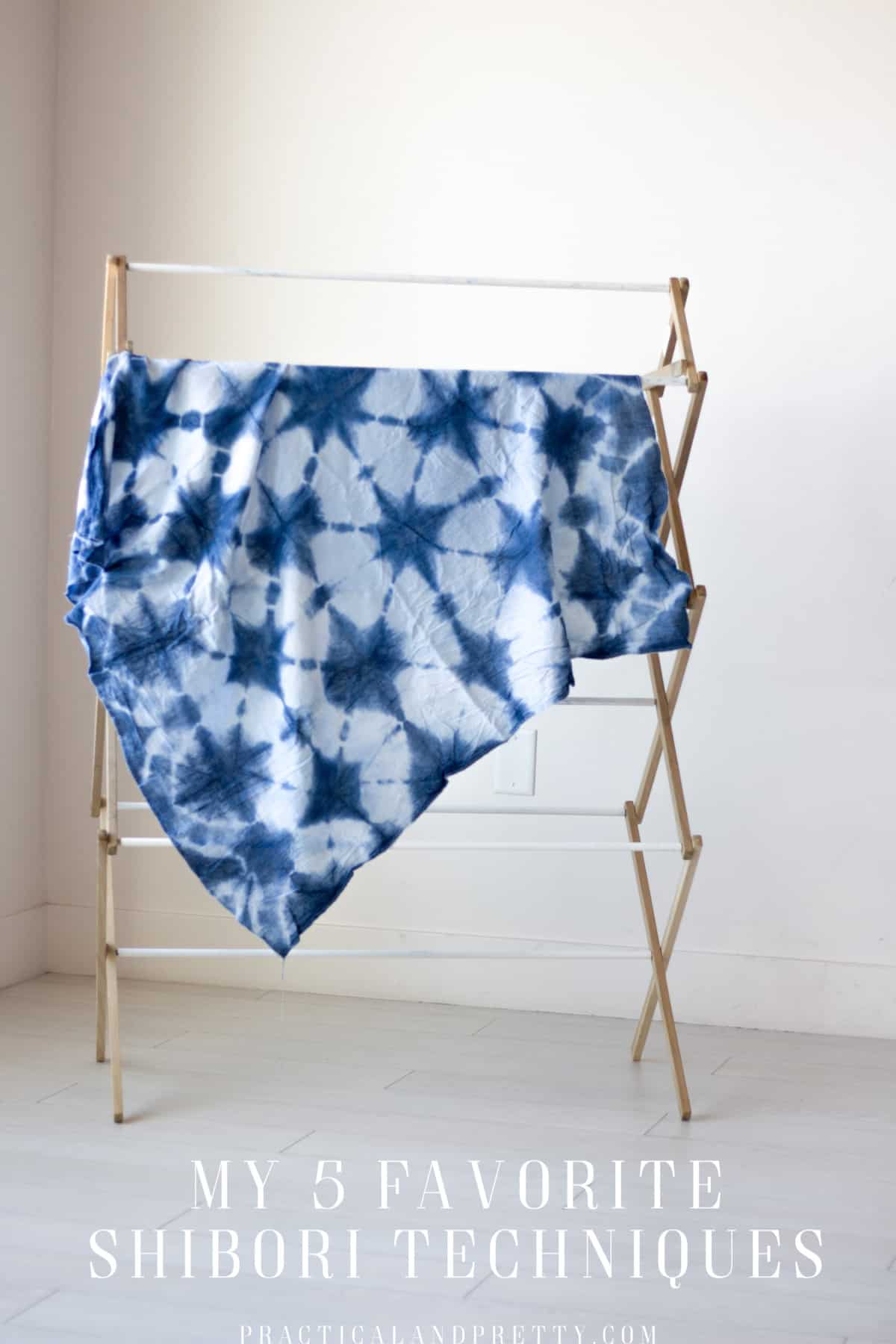 Shibori is a trendy and cool folding technique for tie dye and I take you through 5 of my very favorites for any tie dye you plan to do. 