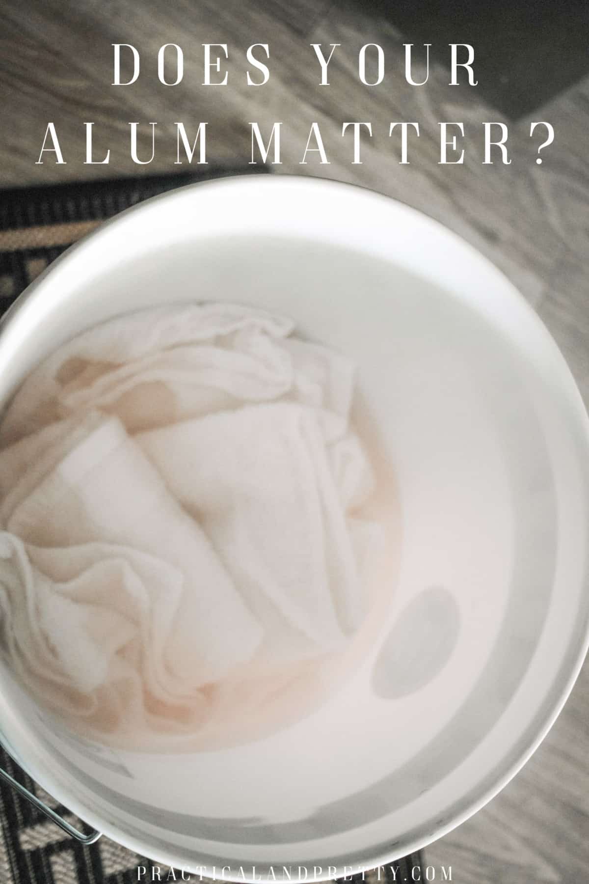 Alum baths are a staple when dyeing fabrics naturally; but is it worth it to save money on the alum you use? I compared for you!