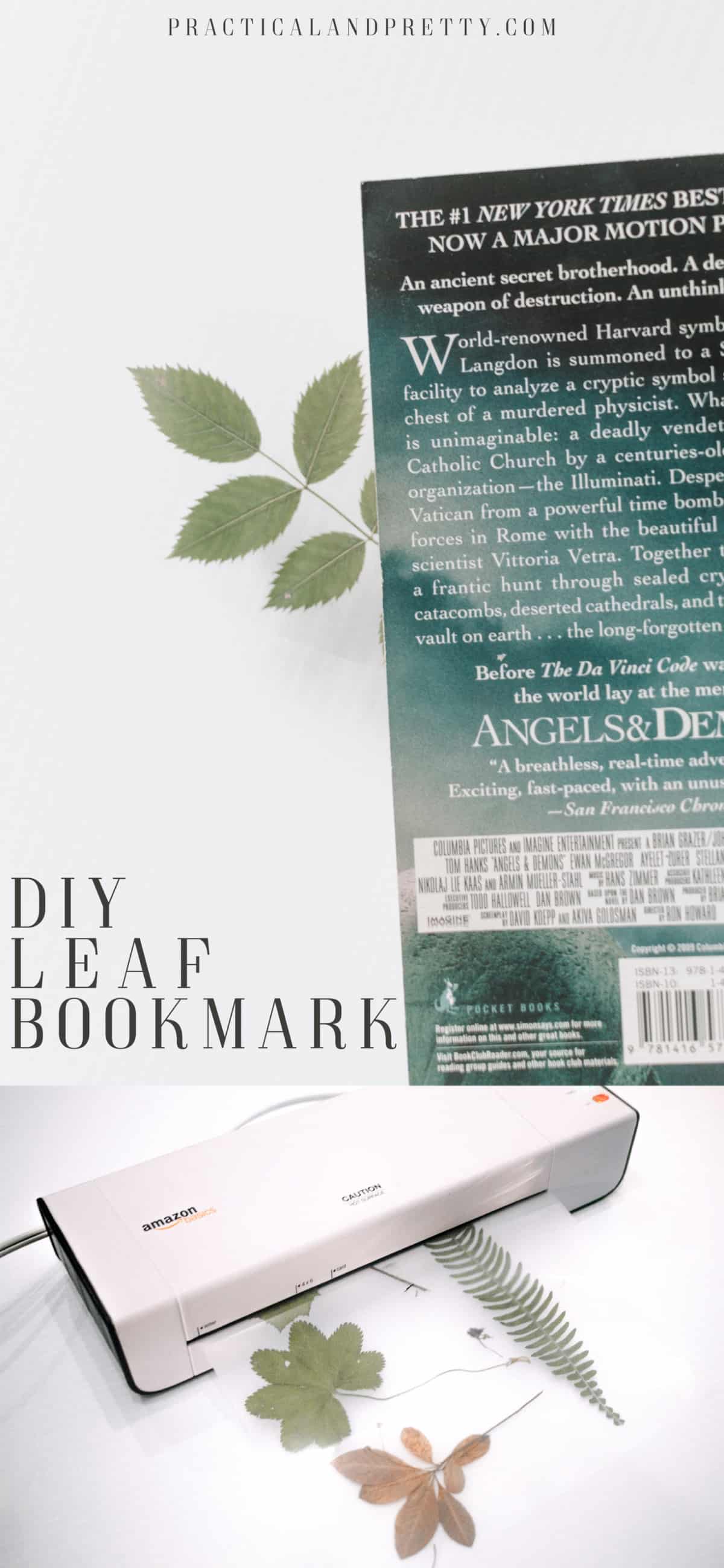 Capture the greenery of your favorite location with this simple DIY leaf bookmark tutorial. A great way bring some outside greenery into your home.