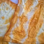 Here I will show you how I dye with turmeric to get a rich orange and yellow color. I demonstrate you in real time with a video!
