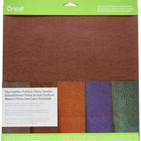 Cricut Pebbled Faux Leather, Patina Sampler