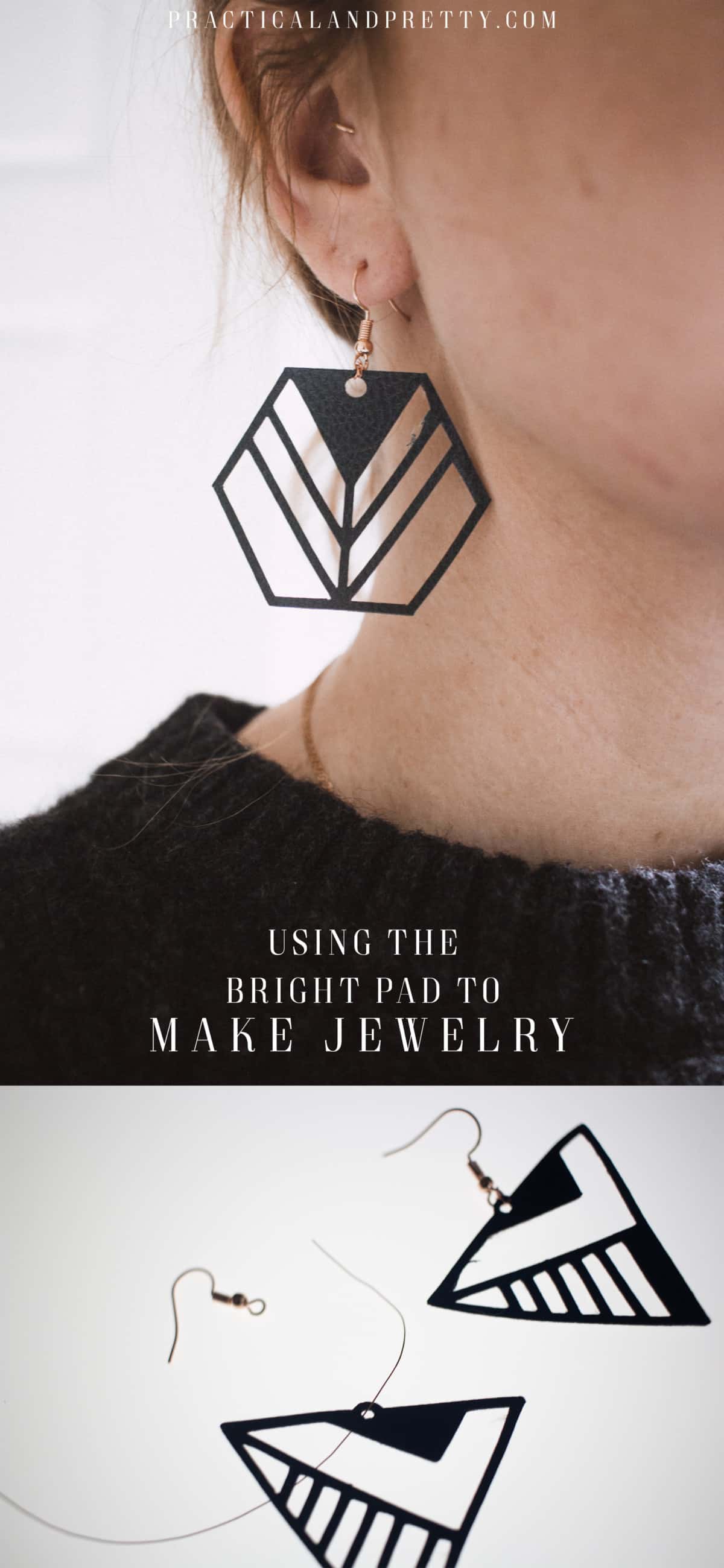 These fun geometric earrings are a simple tutorial. I show you step by step how I make them and must have tools for making your own jewelry!