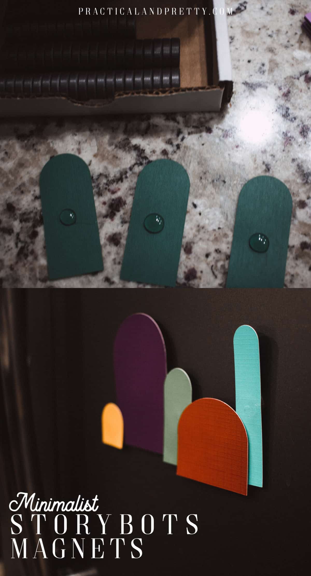 These magnets are a simple look at some of your favorite robots. My toddler loves playing with them and they were perfect for a little party favor.