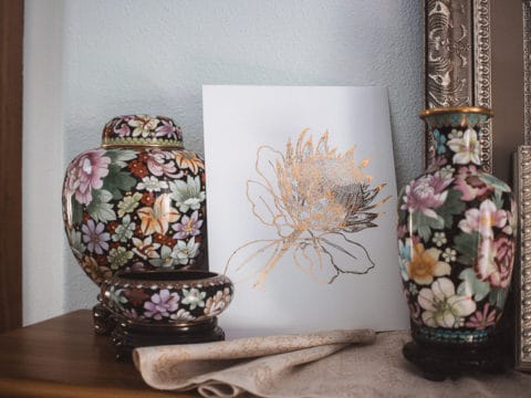 Gold foil is a hot trend for good reason. It's classy and looks great in almost any space. This tutorial will show you how to gold foil anything. 