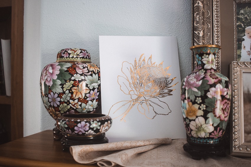 Gold foil is a hot trend for good reason. It's classy and looks great in almost any space. This tutorial will show you how to gold foil anything. 