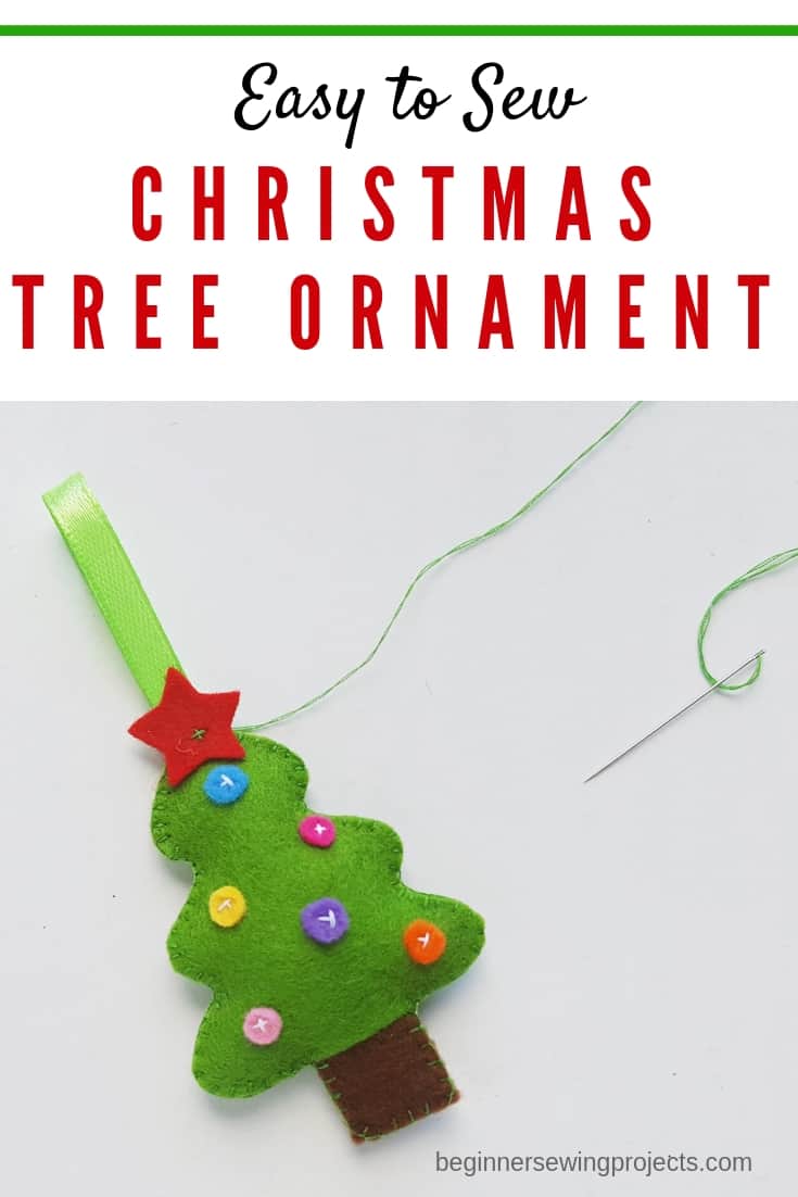christmas tree felt ornaments
