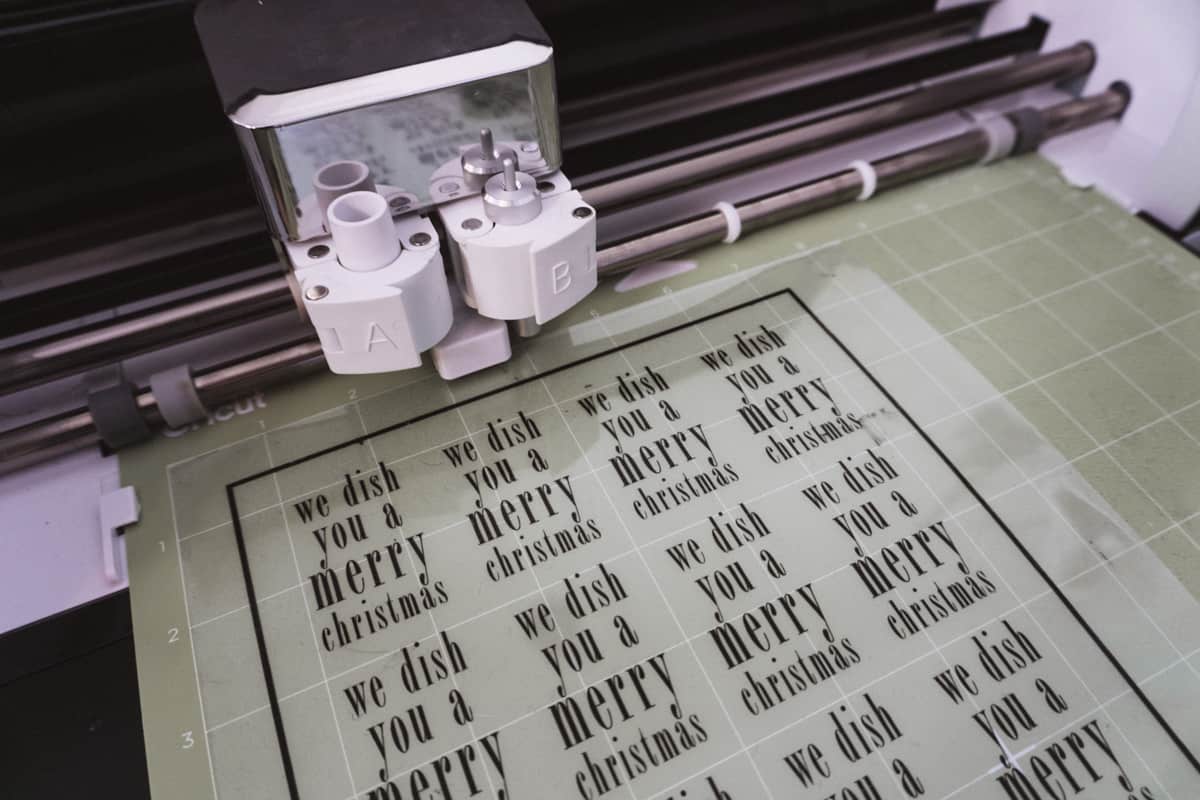 print then cut clear sticker paper