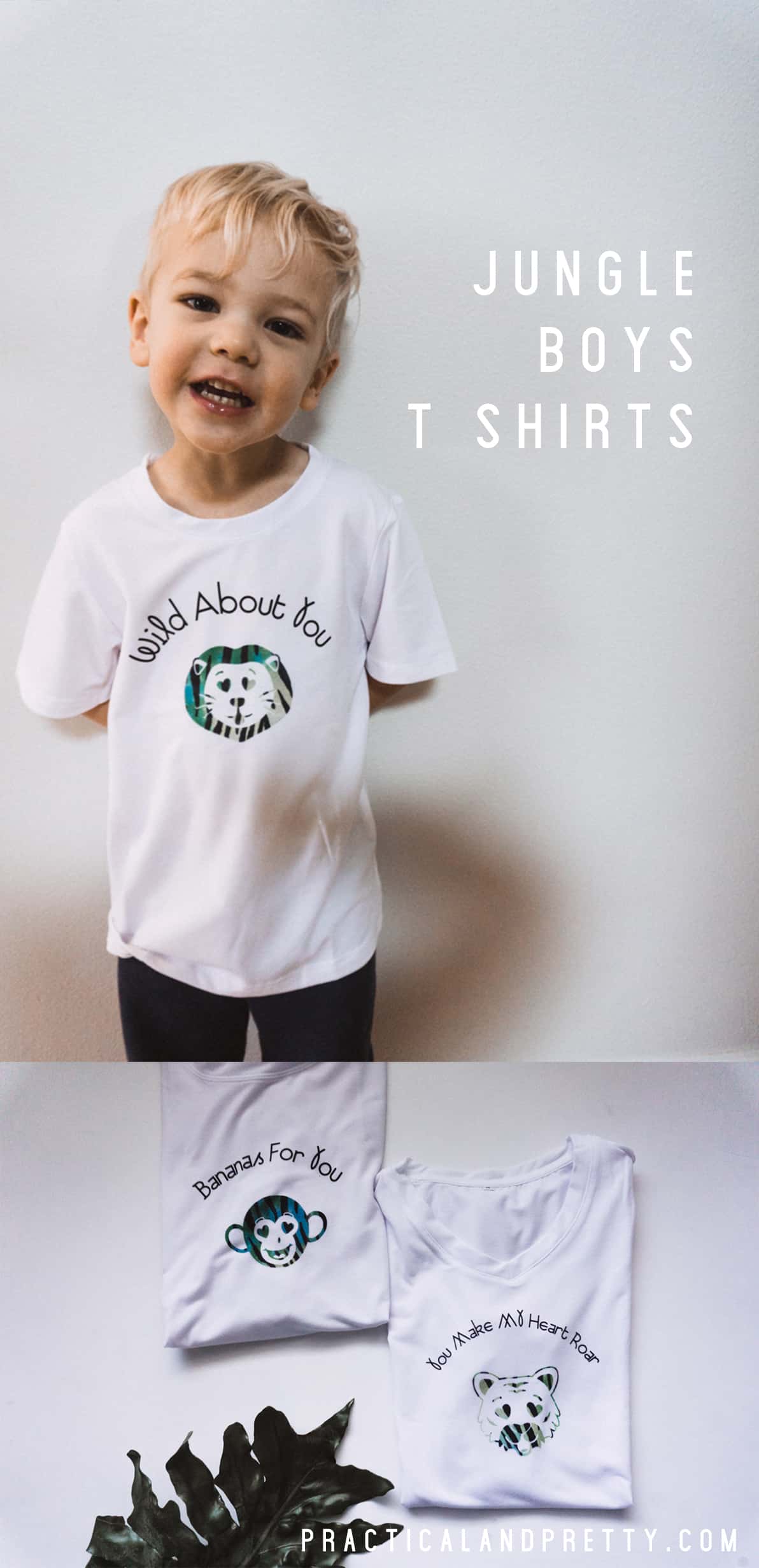 These boys t shirts are perfect for your favorite little jungle lover. I have three designs for you to choose from sure to fit the style of your little one.