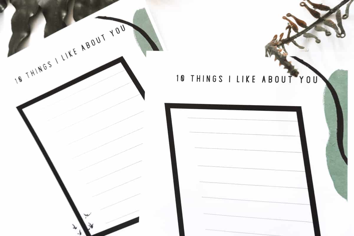 10 things i like about you free printable