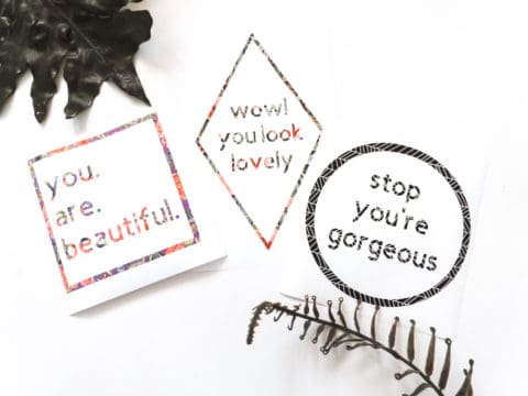This post has three cut files to share some positive affirmations for women on your car or maybe a mirror to spread some love!