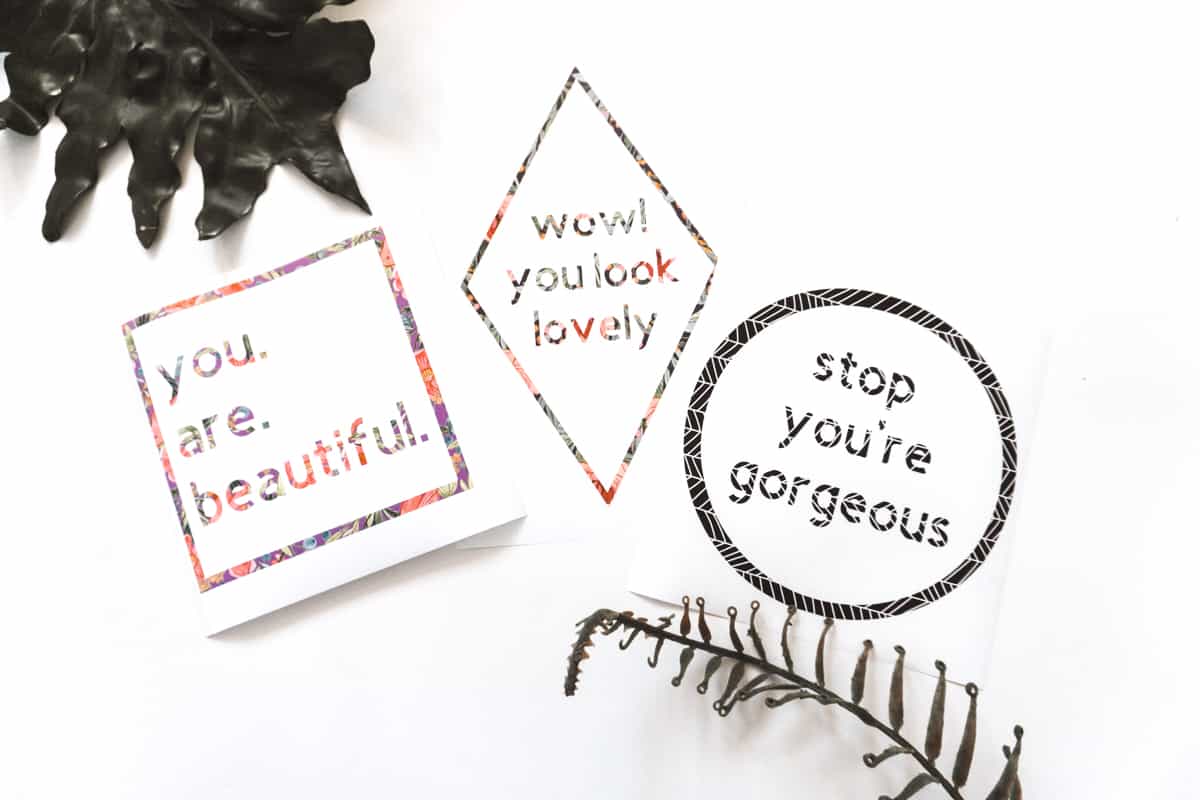 This post has three cut files to share some positive affirmations for women on your car or maybe a mirror to spread some love!