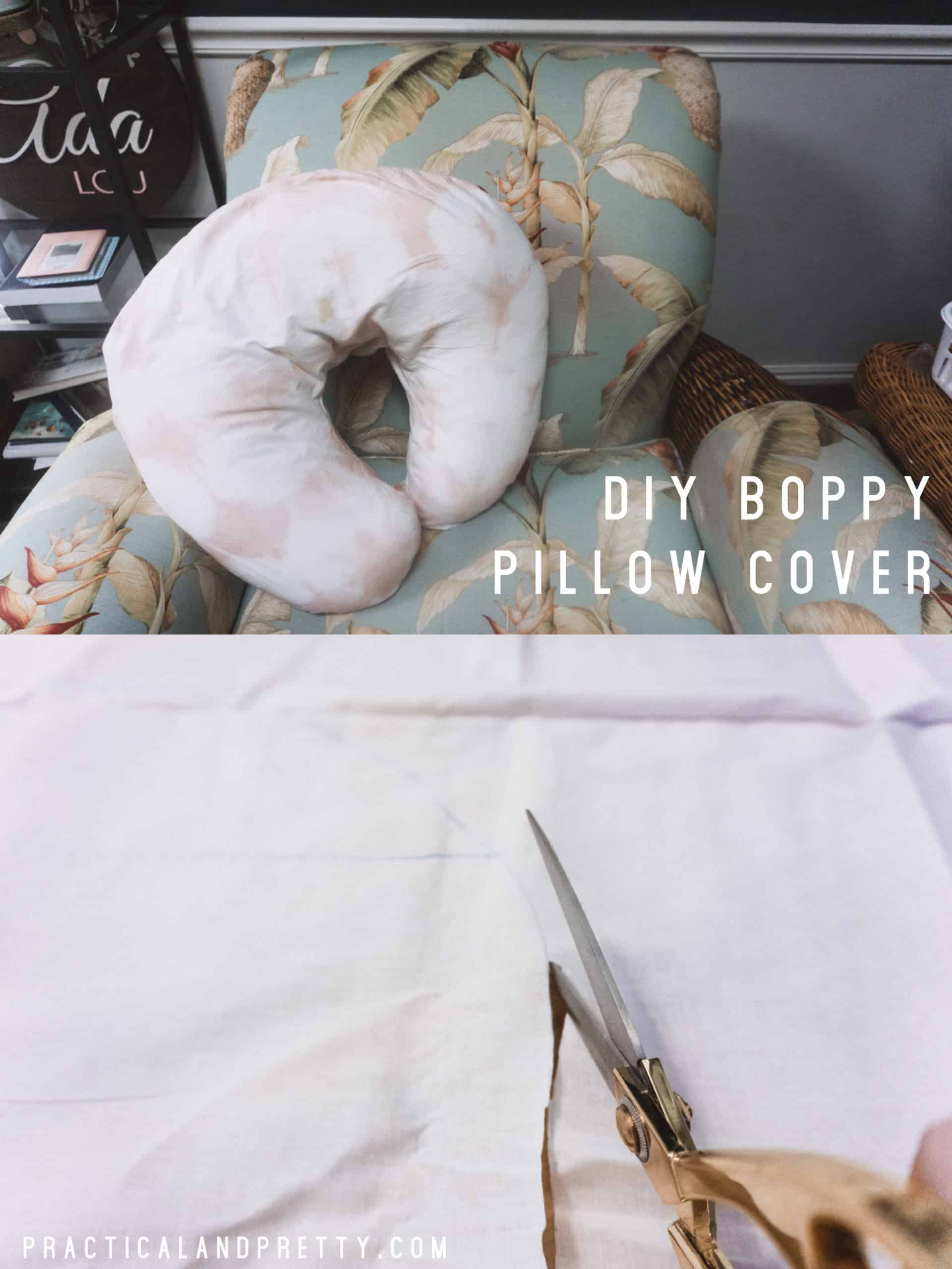Make yourself a custom Boppy pillow cover with this tutorial. This is a beginner sewing project that will only take you about 30 minutes.