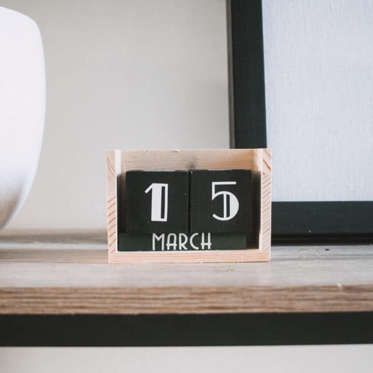 This DIY Block Calendar is a fun quick craft that is also incredibly useful. This is a fun group project to watch everyone use their own spin on it. 