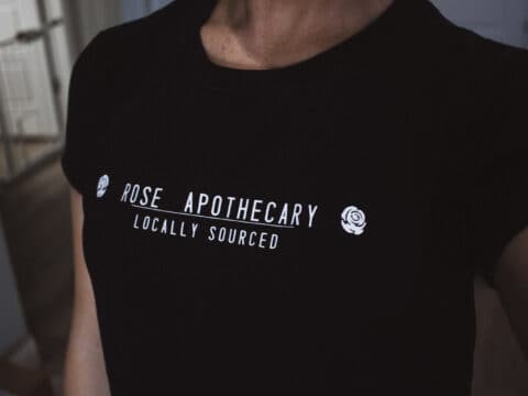 rose apothecary tee