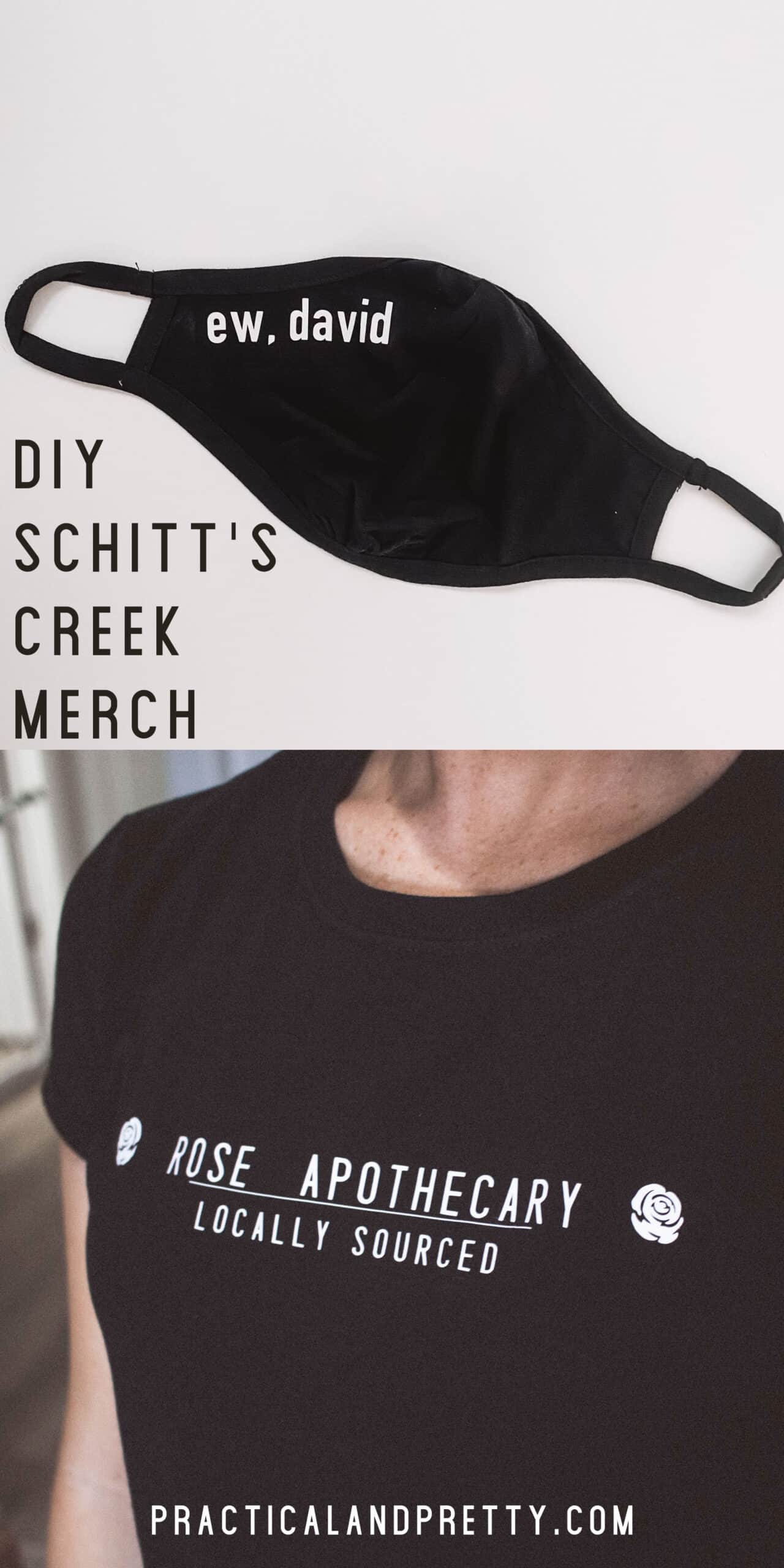 Did you know you can make your own Schitt's Creek Merchandise yourself? I have a ton of cut files for you to make your own merch.
