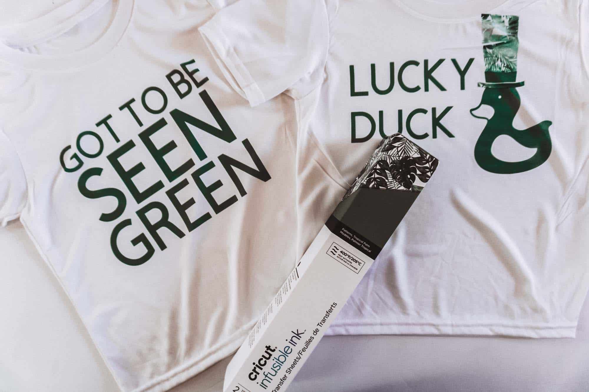 I've got three funny St. Patrick's Day shirts for you here! Also included are step by step instructions for infusible ink.