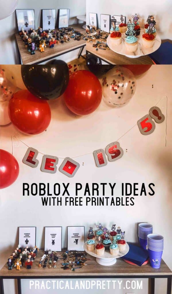 Is your kid asking for a Roblox party? I have a couple of fun Roblox party supplies to make your party extra fun.