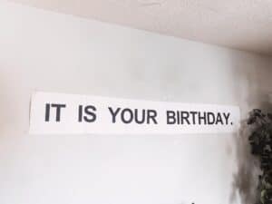Free It Is Your Birthday Printable Banner (The Office) PRACTICAL