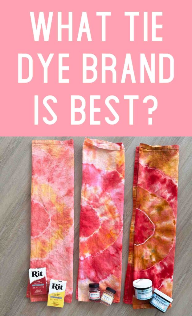 A simple breakdown of the pros and cons of each of the most popular tie-dye brands and a video of how they perform compared to one another.