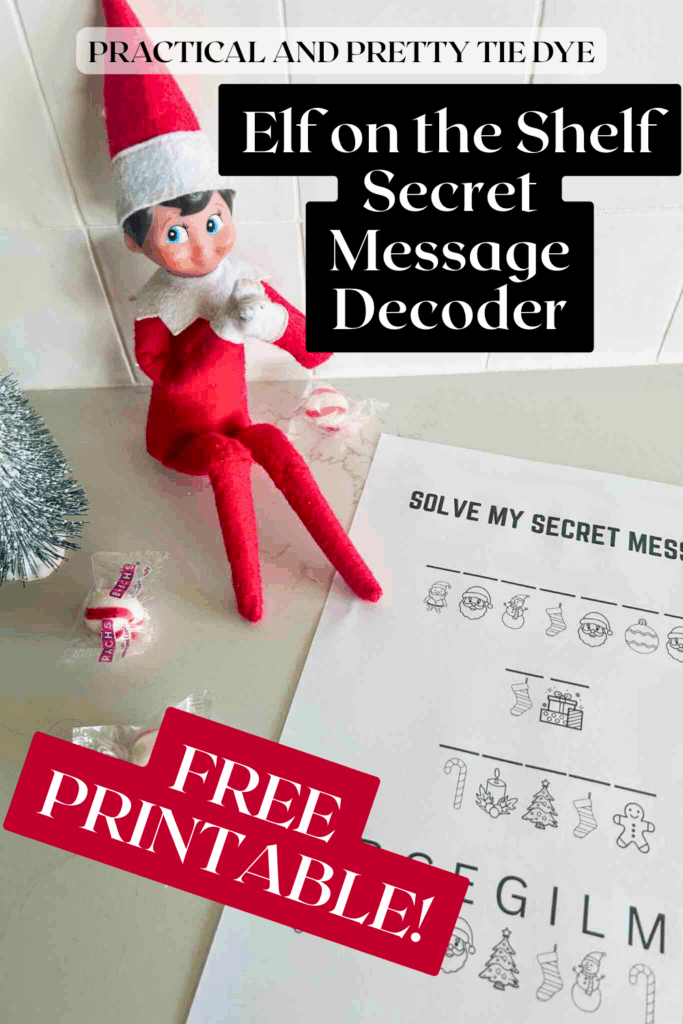Need a simple Elf on the Shelf idea? This free secret decoder message printable is the perfect no-prep activity. Kids will love cracking the Christmas code while you enjoy an easy elf setup that takes just minutes!