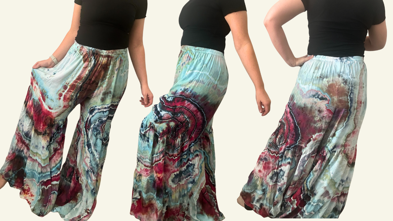 DIY Geode Tie Dye Festival Pants – Step-by-Step Ice Dye Tutorial