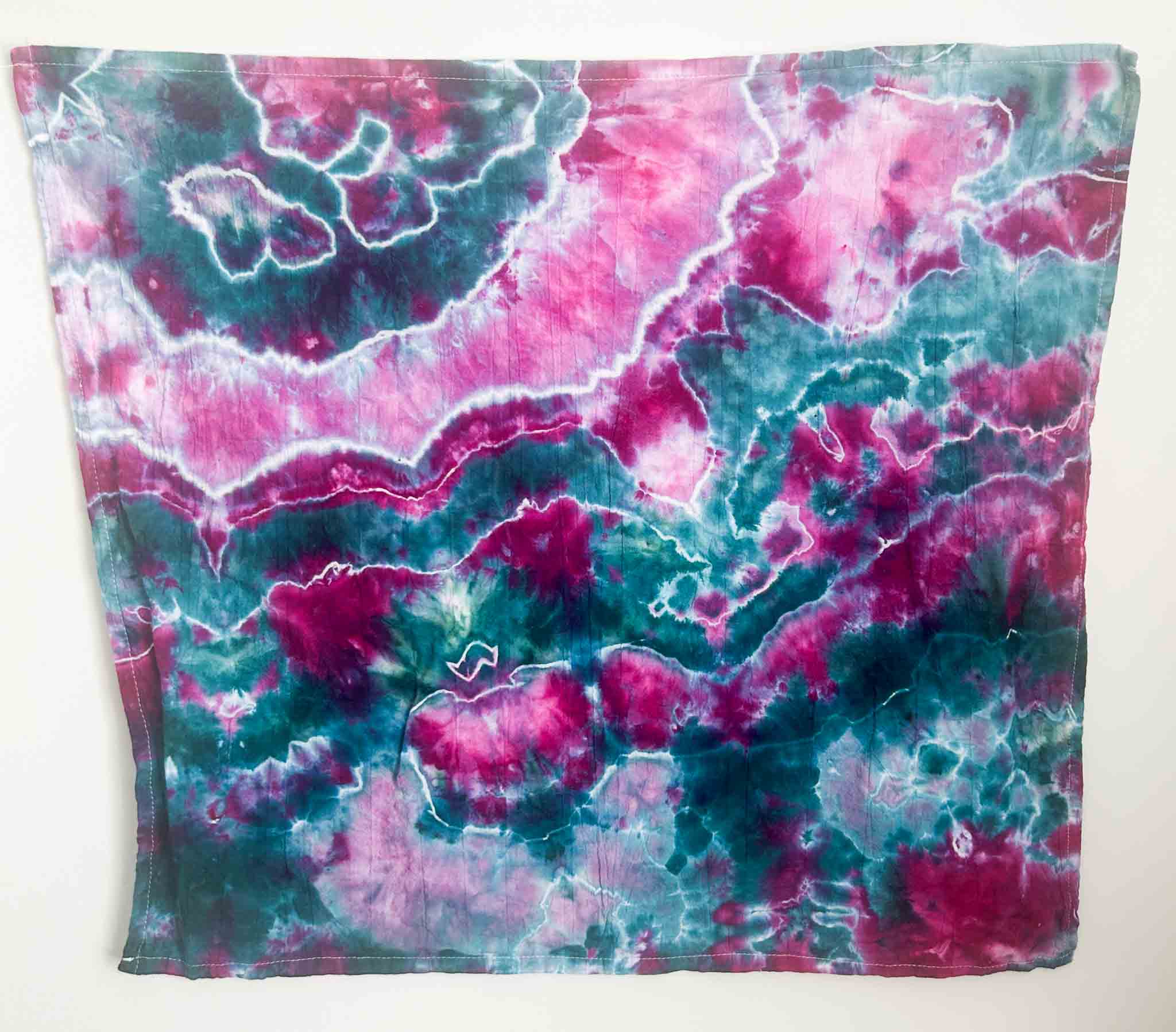 How to Do Hot Water Irrigation Tie Dye (1-Hour Method) — Geode Reveal & Lessons