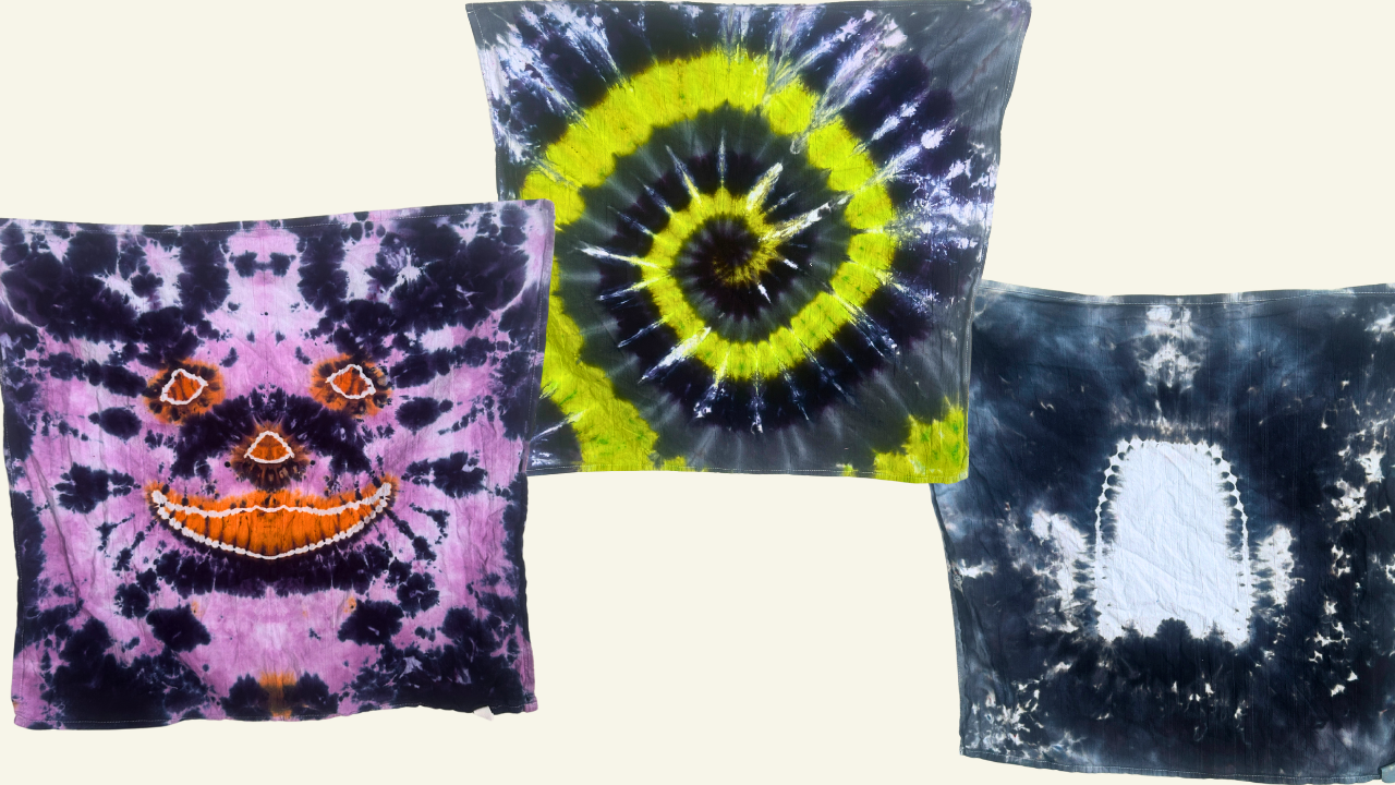 Halloween Tie Dye Ideas – 3 Easy Halloween Tie Dye Projects for Towels or T-Shirts