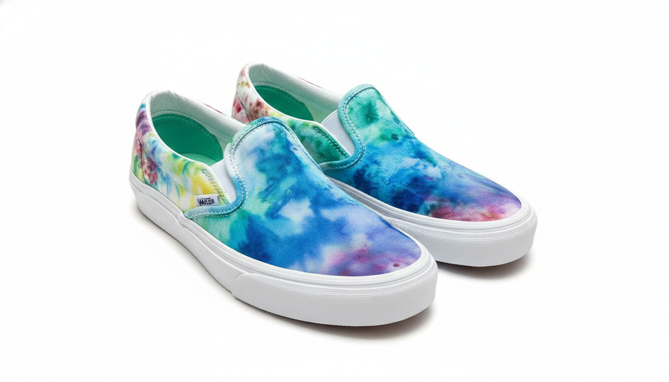 Shaving Cream Tie Dye Canvas Shoes (Step-by-Step Tutorial)