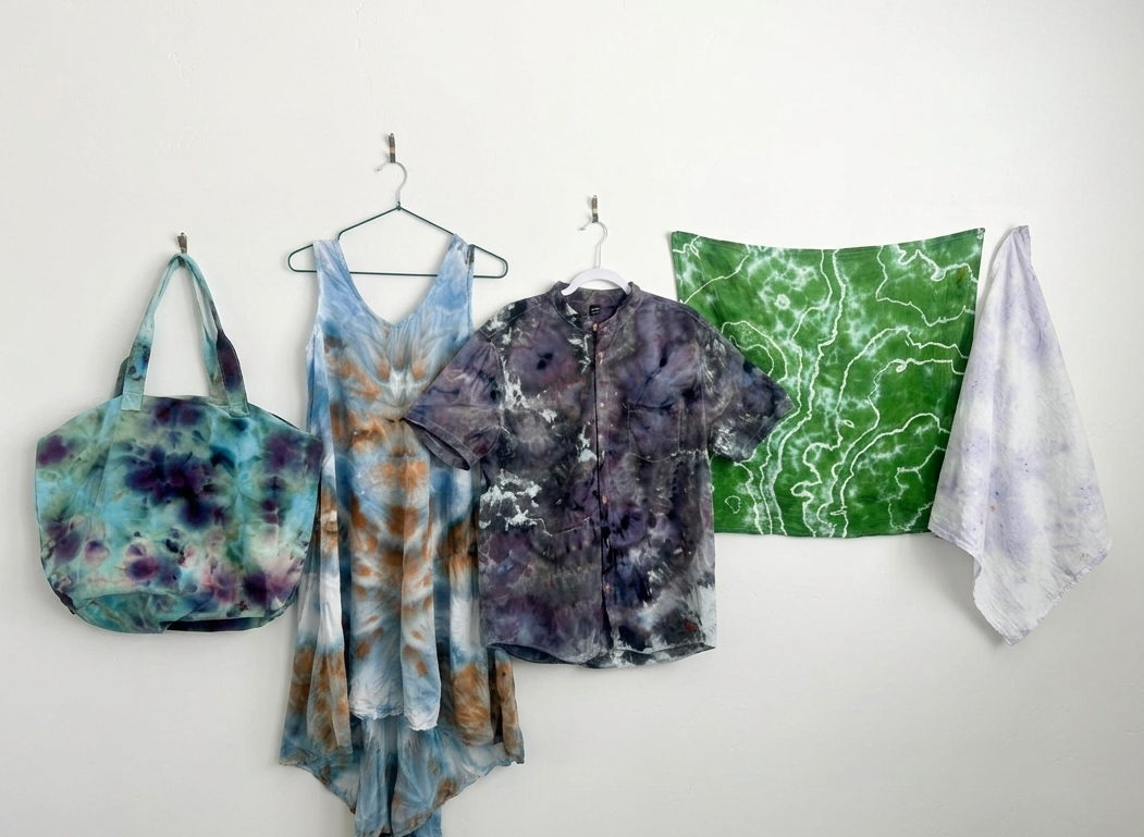 Tie Dye With One Color: 5 Beautiful Projects (Step by Step)